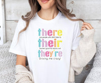 Thumbnail for Funny Grammar Shirt - lismoreboutique - Womens T-Shirt - back_to_school_gift