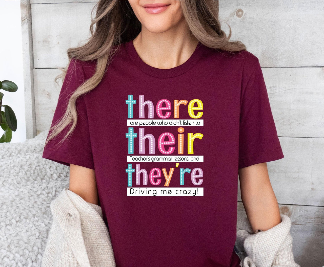 Funny Grammar Shirt - lismoreboutique - Womens T-Shirt - back_to_school_gift