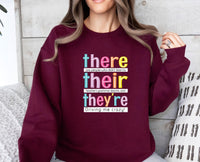 Thumbnail for Funny Grammar Sweatshirt - lismoreboutique - Sweatshirt - back_to_school_gift