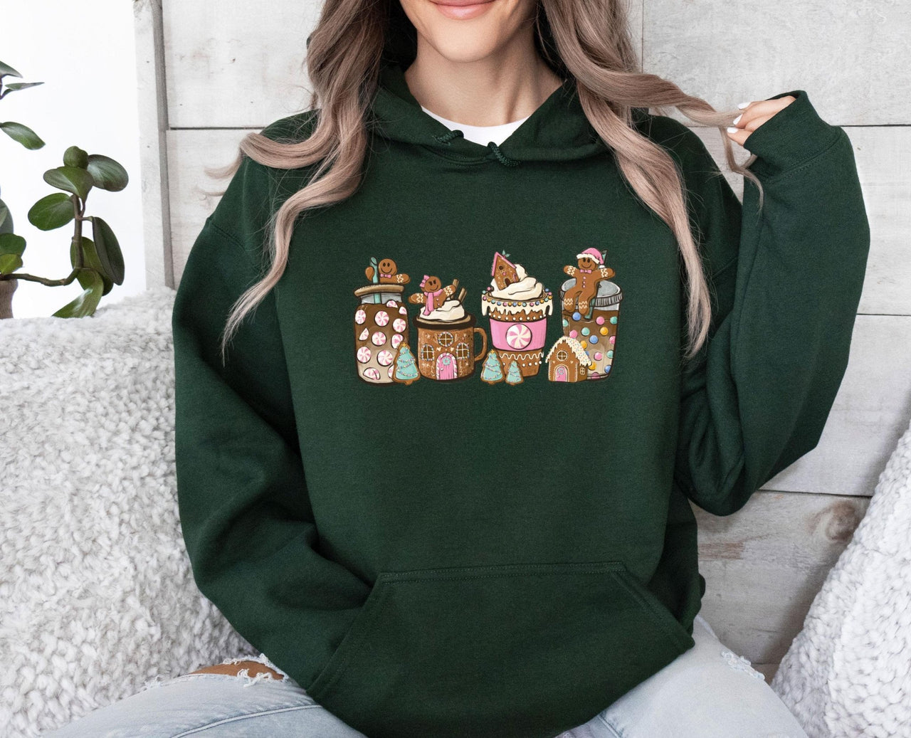 Gingerbread Hoodie - lismoreboutique - Hoodie - Christmas_Coffee