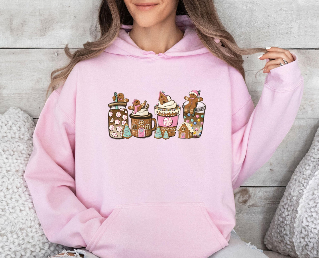 Gingerbread Hoodie - lismoreboutique - Hoodie - Christmas_Coffee