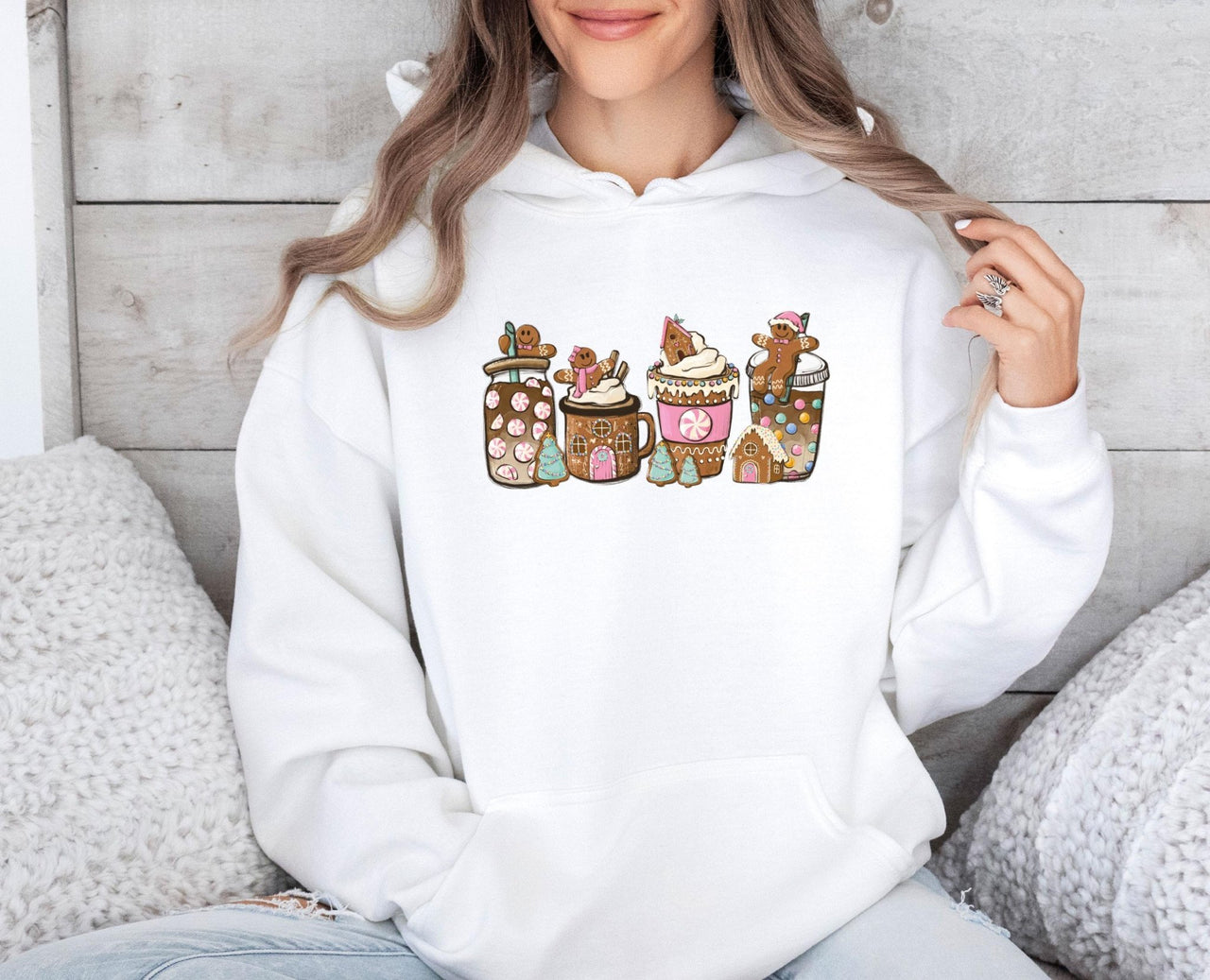 Gingerbread Hoodie - lismoreboutique - Hoodie - Christmas_Coffee