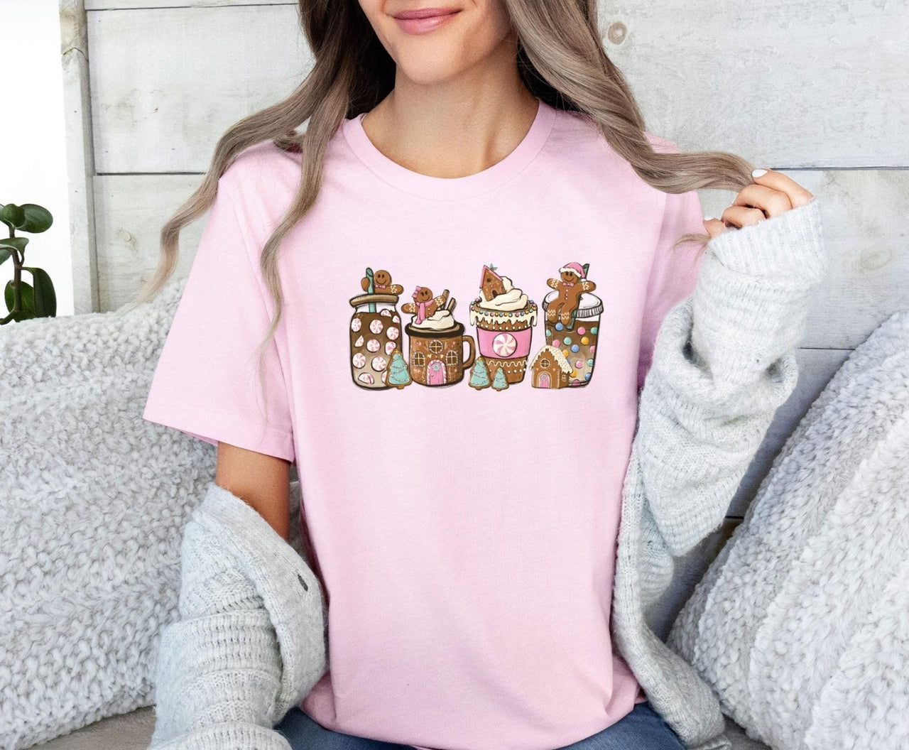 Gingerbread Shirt - Lismore Boutique - Unisex T-Shirt - Christmas_Coffee