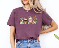 Thumbnail for Gingerbread Shirt - Lismore Boutique - Unisex T-Shirt - Christmas_Coffee