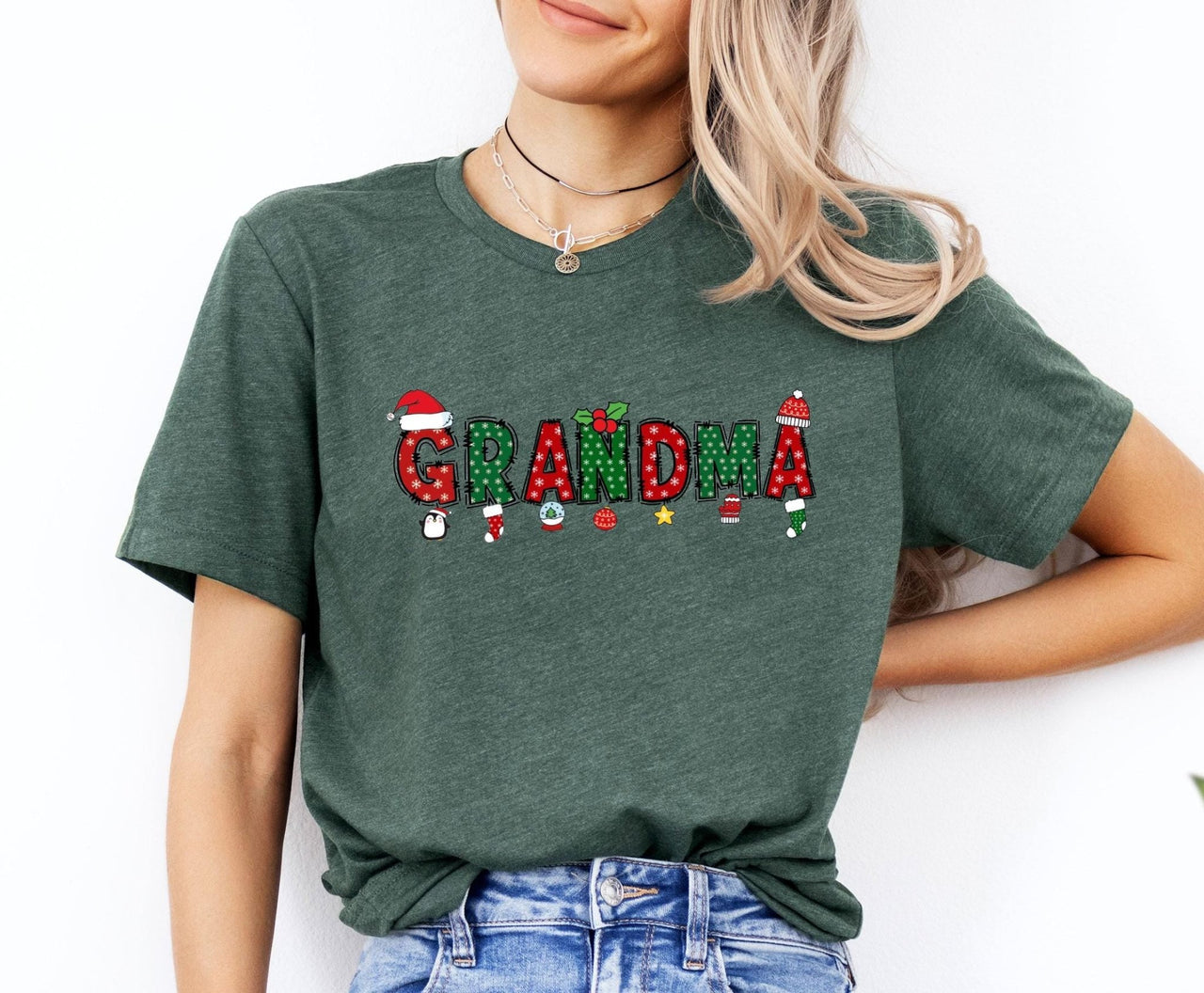 Grandma Christmas Shirt - lismoreboutique - Unisex T-Shirt - Christmas_Party_Tee