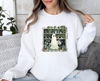 Thumbnail for Halloween Plant Sweatshirt - lismoreboutique - Sweatshirt - cute_ghost_sweater