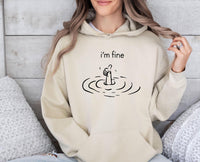 Thumbnail for I am Fine Hoodie - Lismore Boutique - Hoodie - everything_is_fine