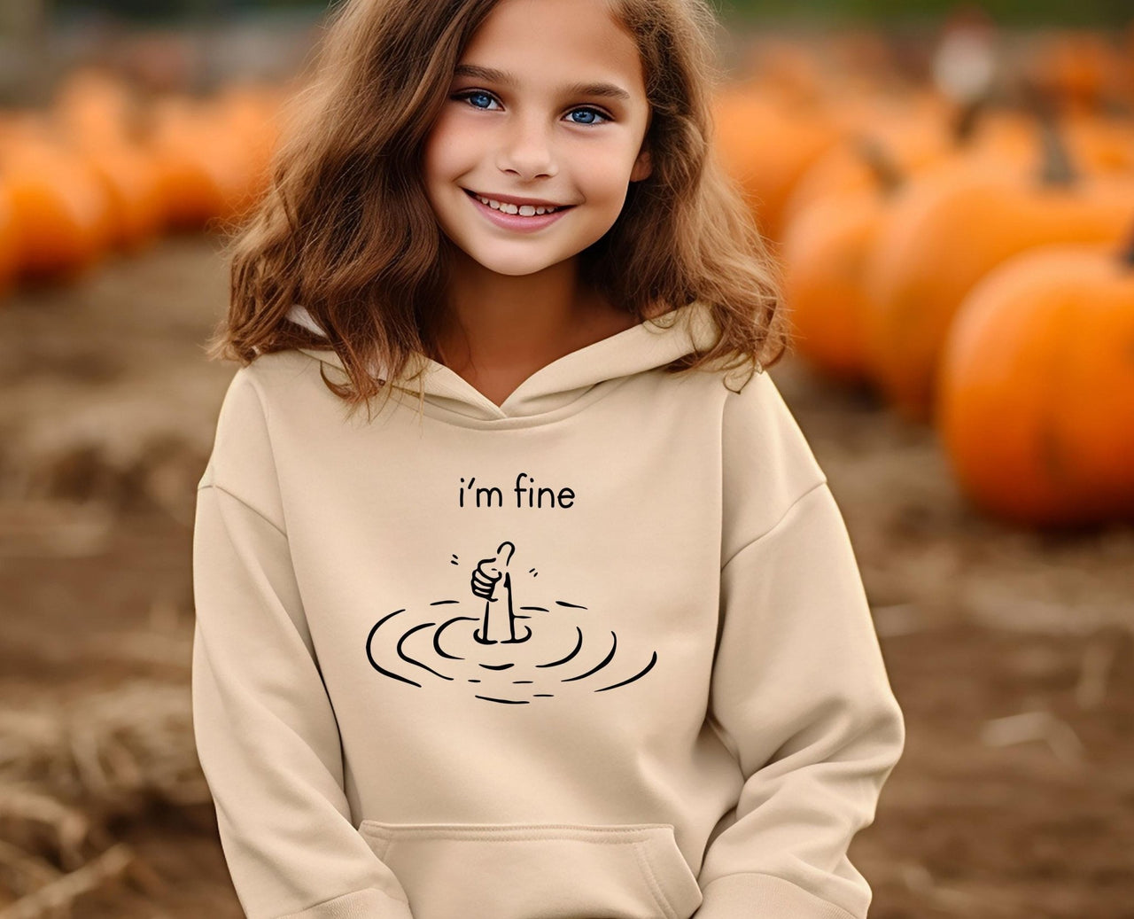 I am Fine Hoodie - lismoreboutique - Hoodie - everything_is_fine