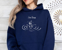 Thumbnail for I am Fine Hoodie - lismoreboutique - Hoodie - everything_is_fine