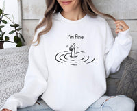 Thumbnail for I am Fine Sweatshirt - lismoreboutique - Sweatshirt - everything_is_fine