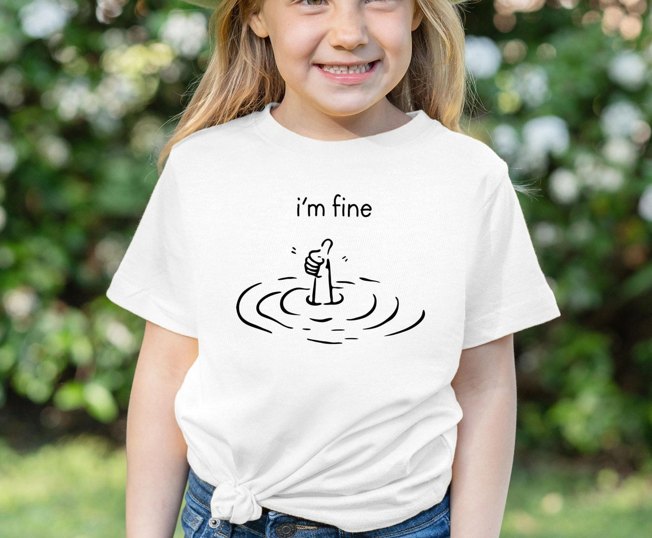 I am Fine Tshirt - lismoreboutique - Unisex T-Shirt - everything_is_fine