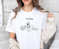 Thumbnail for I am Fine Tshirt - lismoreboutique - Unisex T-Shirt - everything_is_fine