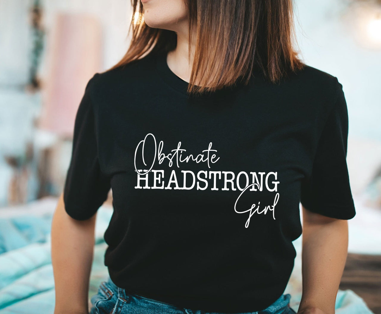 Headstrong Girl Tee - lismoreboutique - Unisex T-Shirt - Book_Lover_Gift