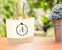 Thumbnail for Monogram Jute Bag - lismoreboutique - Jute - Bridal_Party_Bag