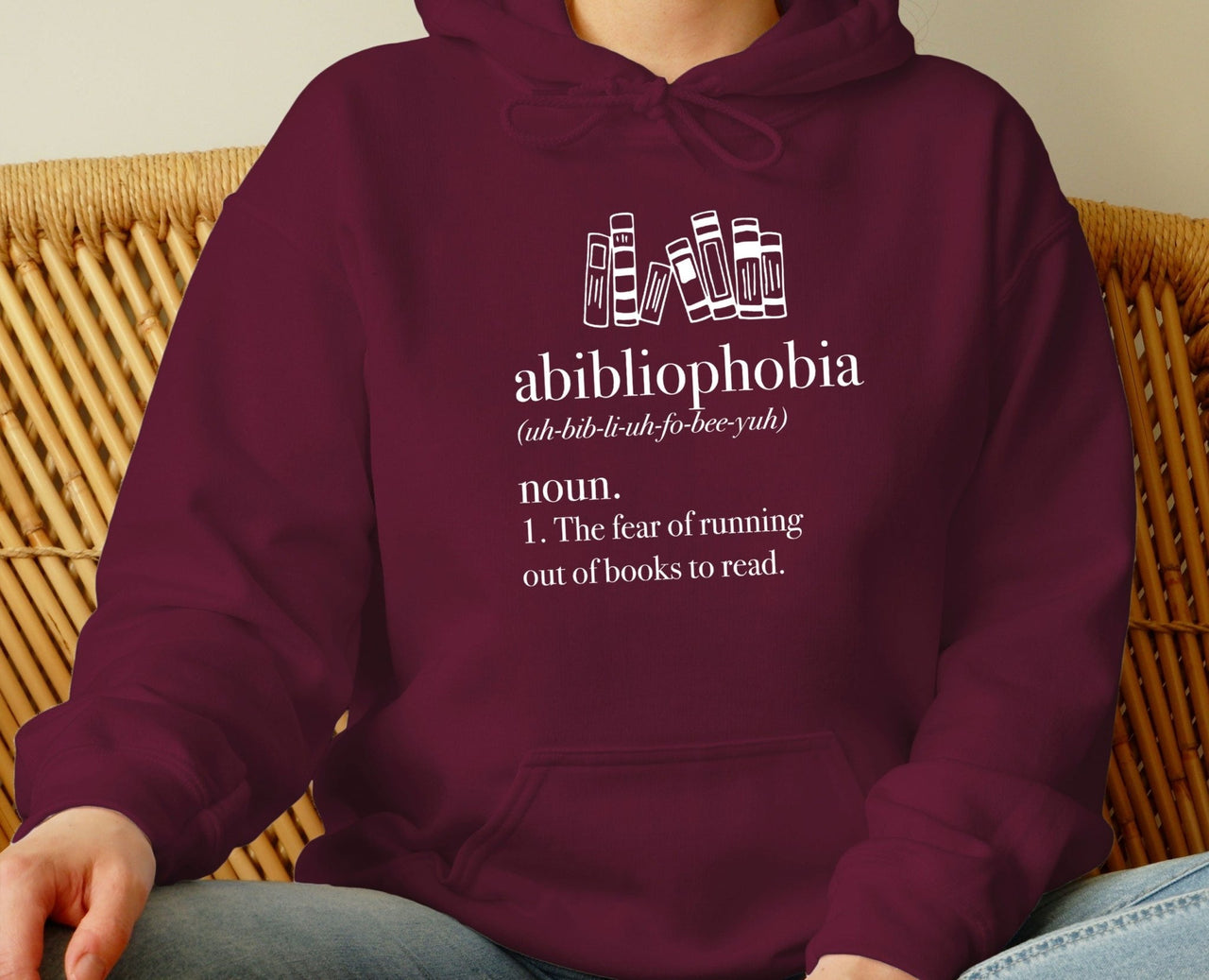 Book Lover Hoodie - lismoreboutique - Hoodie - abibliophobia_hoodie