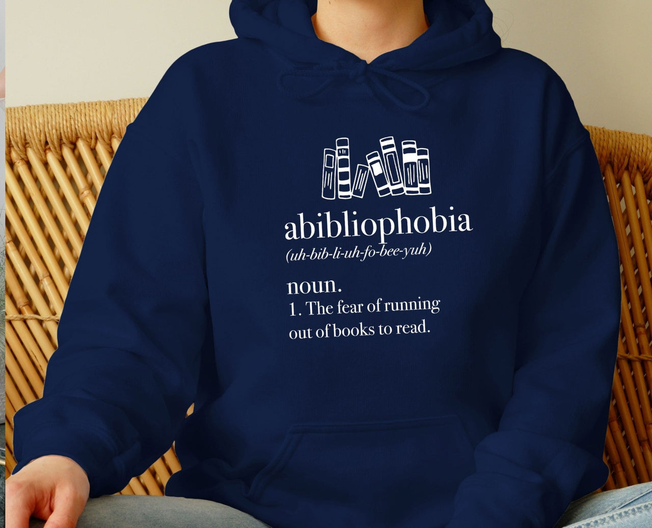 Book Lover Hoodie - lismoreboutique - Hoodie - abibliophobia_hoodie