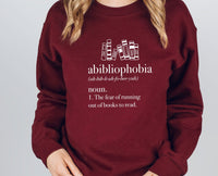 Thumbnail for Book Sweatshirt - lismoreboutique - Sweatshirt - abibliophobia_jumper