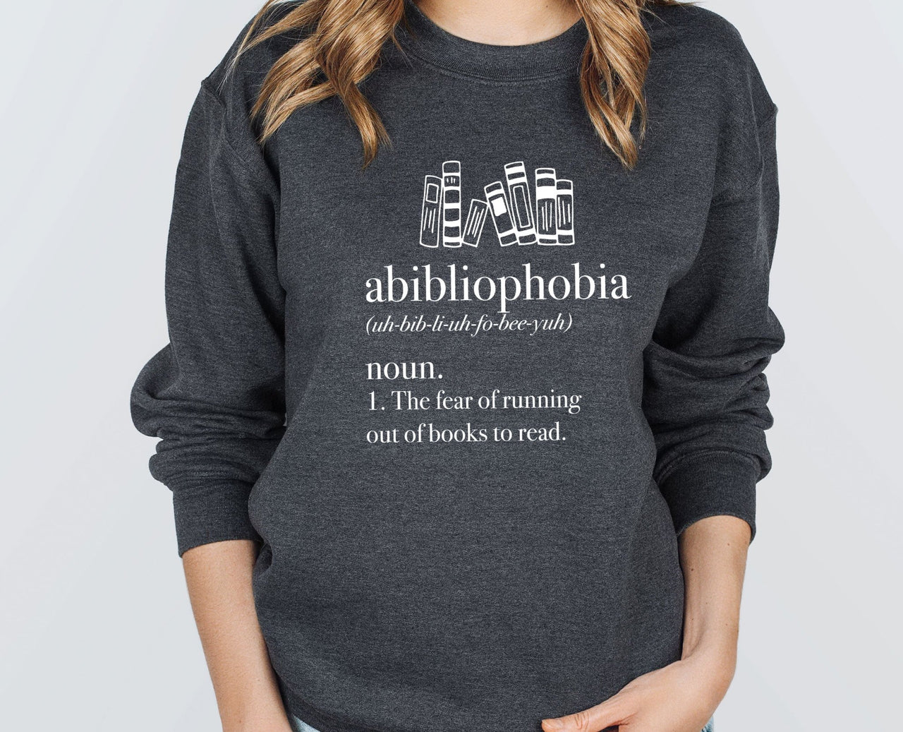 Book Sweatshirt - lismoreboutique - Sweatshirt - abibliophobia_jumper