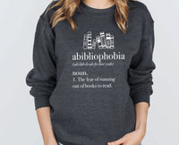 Thumbnail for Book Sweatshirt - lismoreboutique - Sweatshirt - abibliophobia_jumper