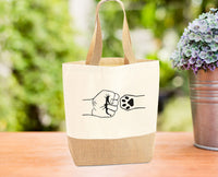 Thumbnail for Paw Print Jute Bag - lismoreboutique - Jute - cat_lover_gift