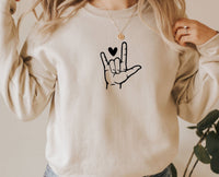 Thumbnail for Love Sweatshirt - lismoreboutique - Sweatshirt - couple_sweater