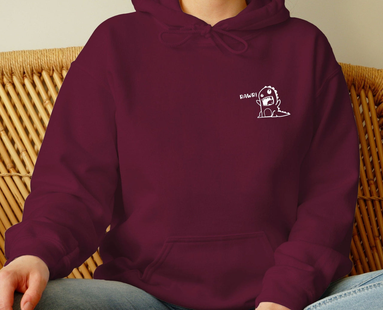 Dinosaur Hoodie - lismoreboutique - Hoodie - Cute_Dinosaur_Gifts