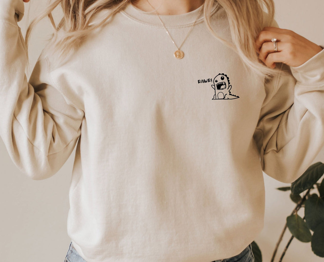 Dinosaur Sweatshirt - lismoreboutique - Sweatshirt - Cute_Dinosaur_Gift