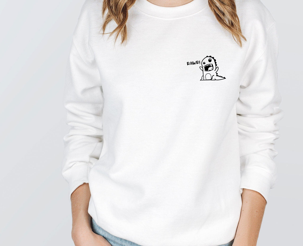 Dinosaur Sweatshirt - lismoreboutique - Sweatshirt - Cute_Dinosaur_Gift