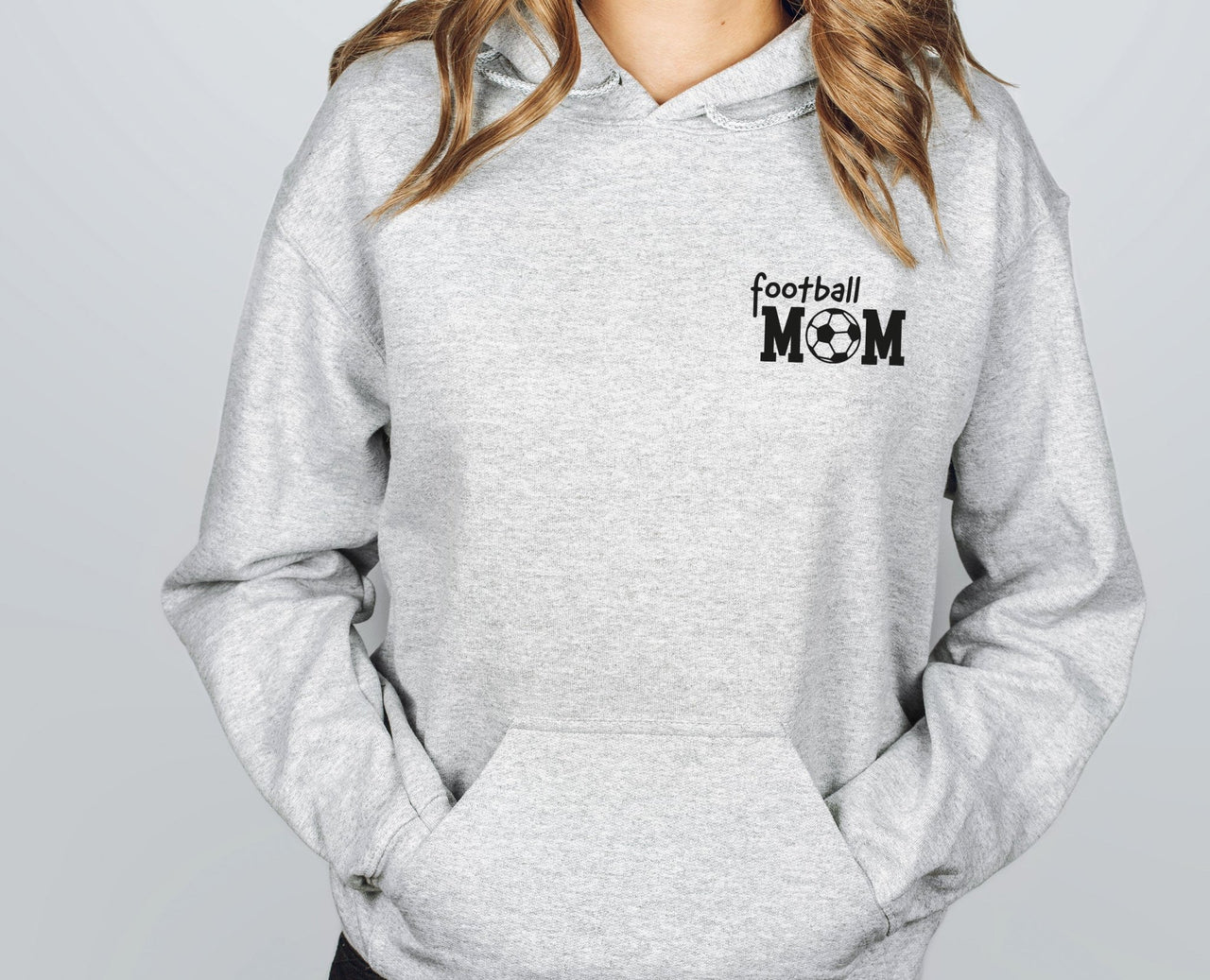 Football Mum Hoodie - lismoreboutique - Hoodie - cute_football_top