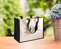 Thumbnail for Paw Print Jute Bag - lismoreboutique - Jute - cat_lover_gift