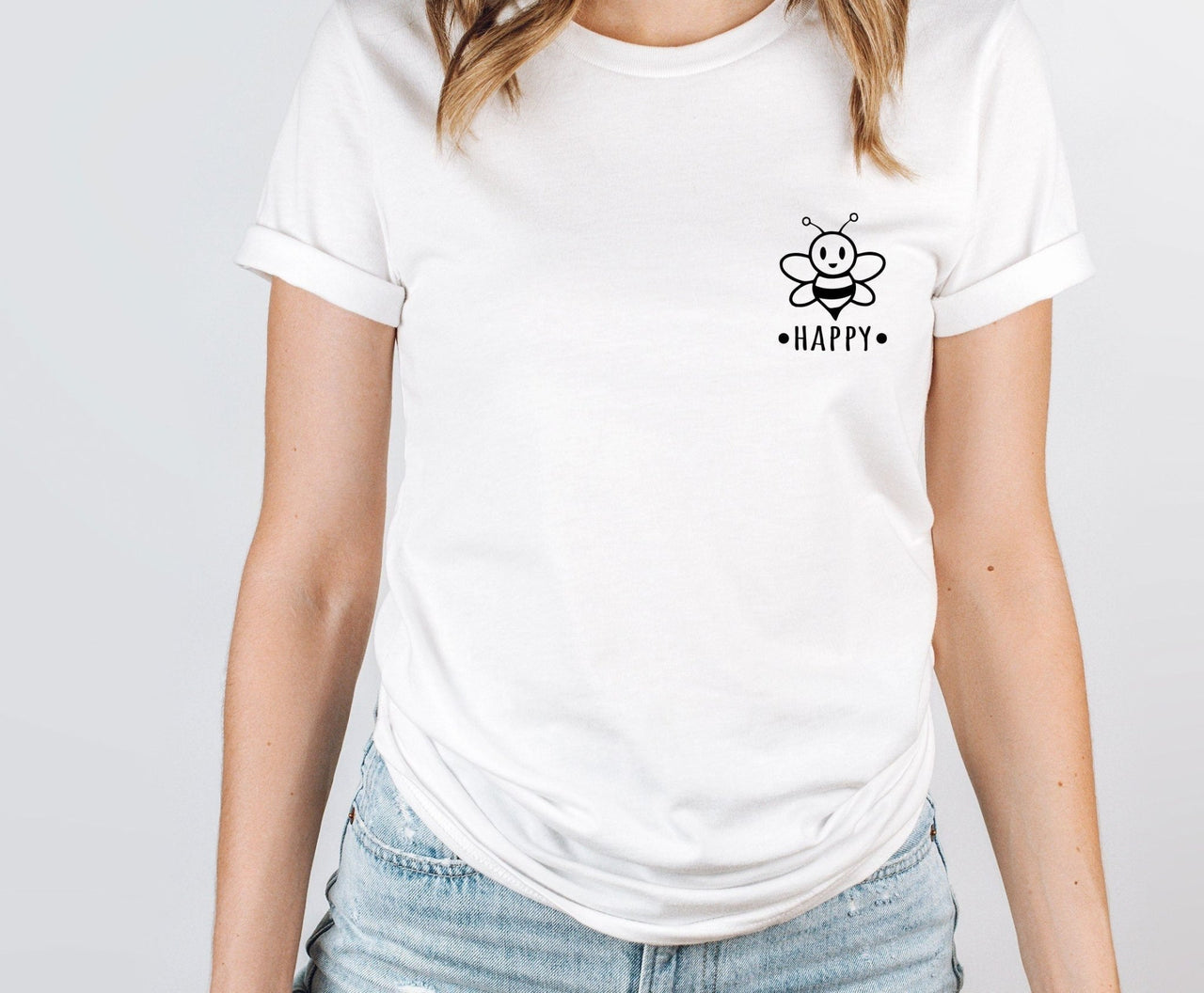 Bee Happy T-Shirt - lismoreboutique - Unisex T-Shirt - be_happy_shirt