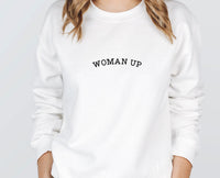 Thumbnail for Woman Up Sweatshirt - lismoreboutique - Sweatshirt - activist_sweatshirt