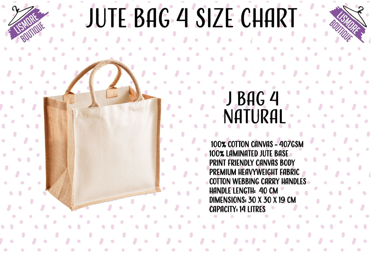 Teacher Jute Bag - lismoreboutique - cute_teacher_bag