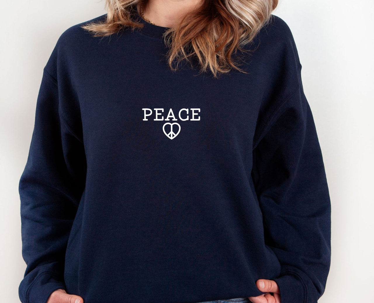 Peace Crewneck Sweatshirt - lismoreboutique - Sweatshirt - cute_birthday_gift