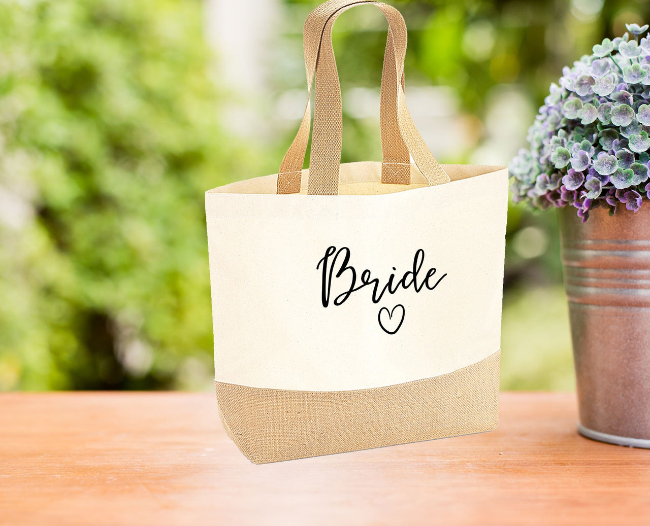 Bridal Jute Bag - lismoreboutique - Jute - bachelorette_bag