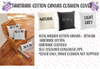 Thumbnail for Personalised Cushion - lismoreboutique - black_cushion_cover