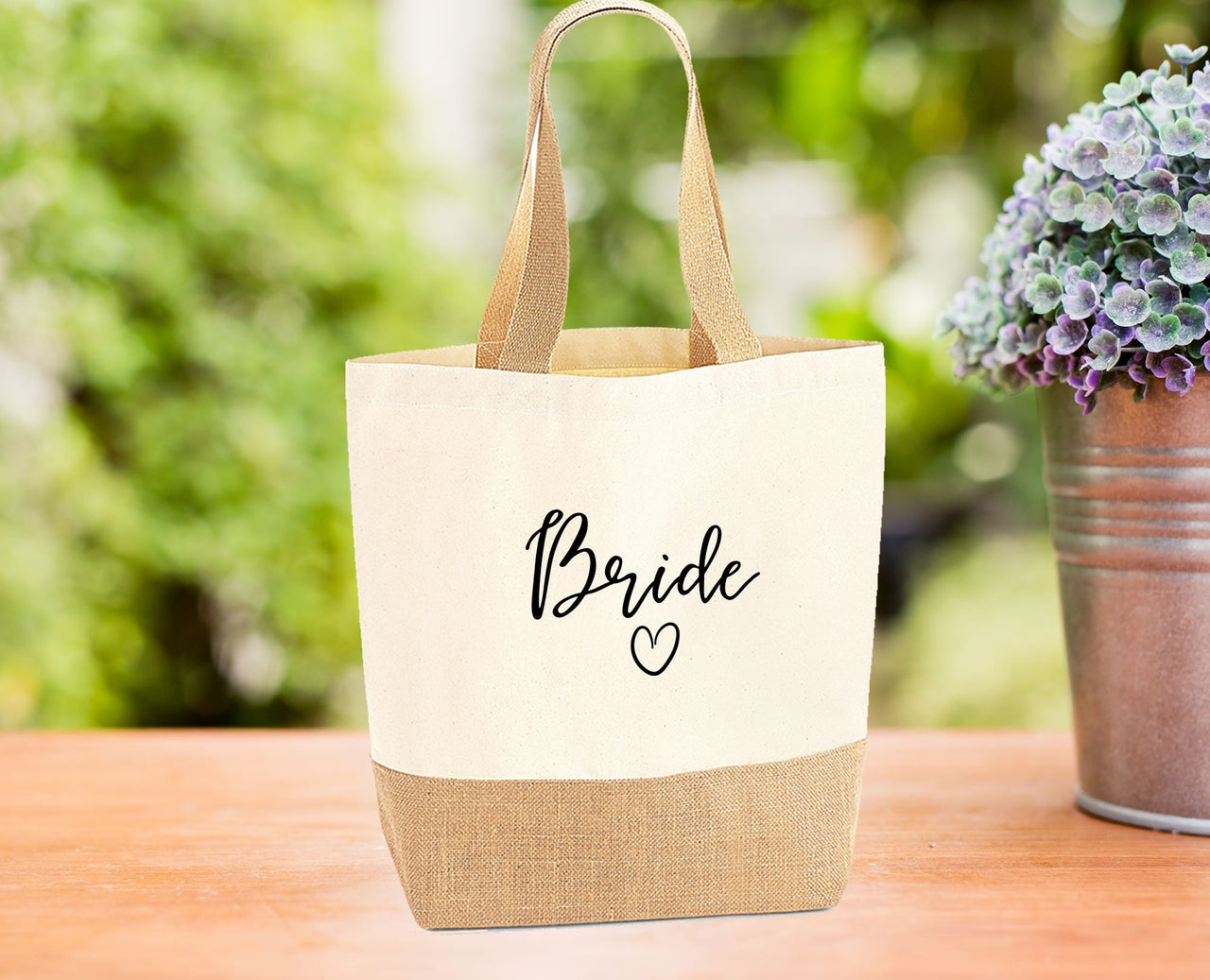 Bridal Jute Bag - lismoreboutique - Jute - bachelorette_bag