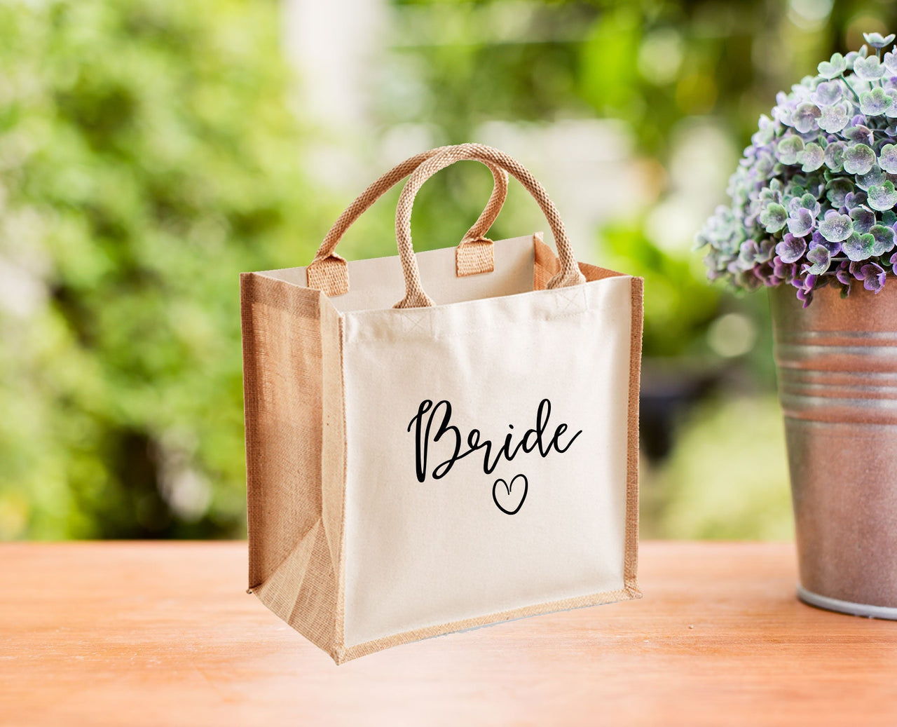 Bridal Jute Bag - lismoreboutique - Jute - bachelorette_bag