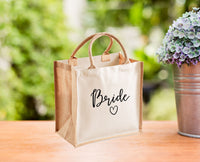 Thumbnail for Bridal Jute Bag - lismoreboutique - Jute - bachelorette_bag