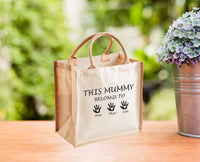 Thumbnail for Mummy Jute Bag - lismoreboutique - Jute - Custom_Mum_Bag