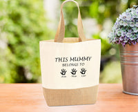 Thumbnail for Mummy Jute Bag - lismoreboutique - Jute - Custom_Mum_Bag