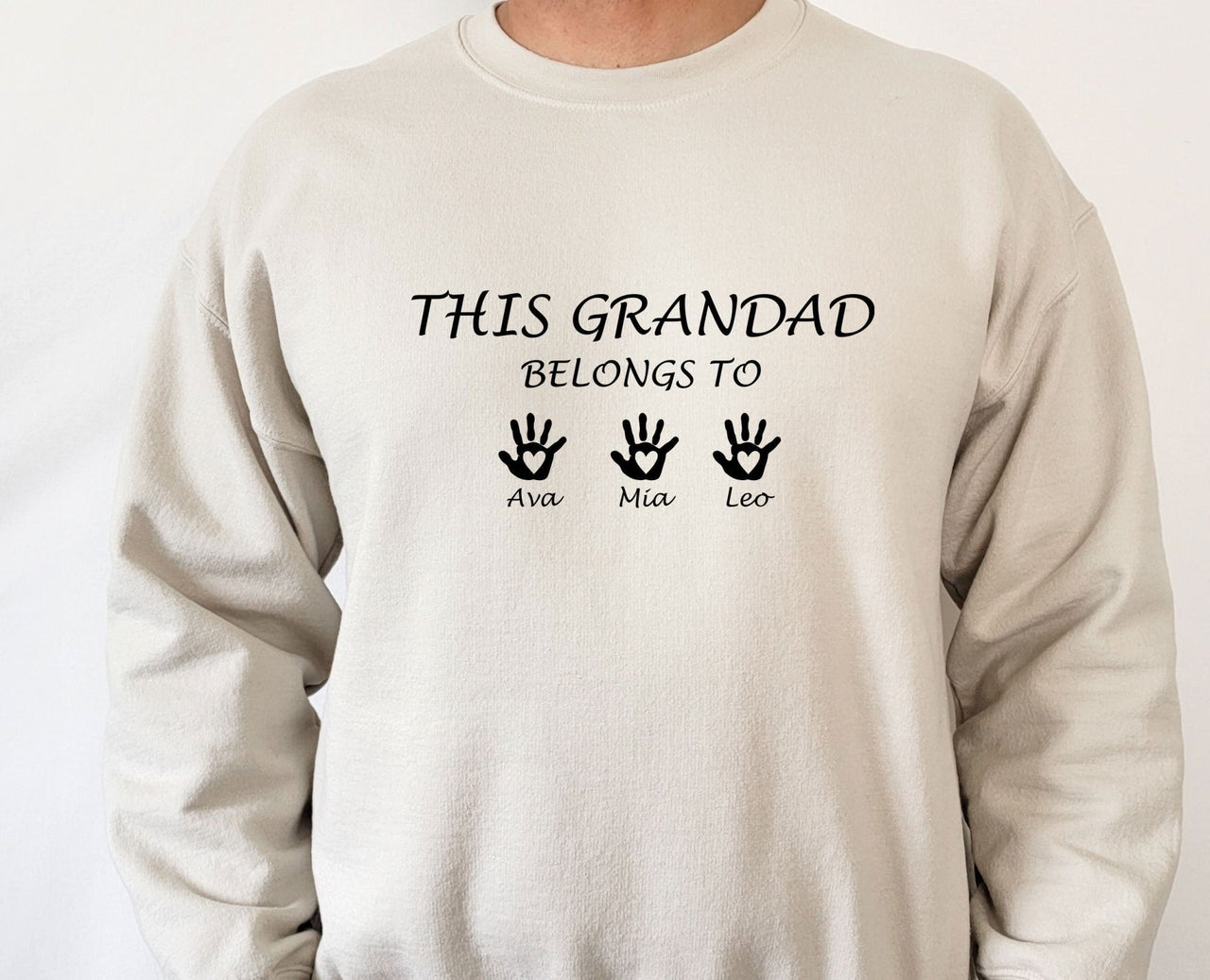 Grandad Sweatshirt - lismoreboutique - Sweatshirt - custom_grandad_top