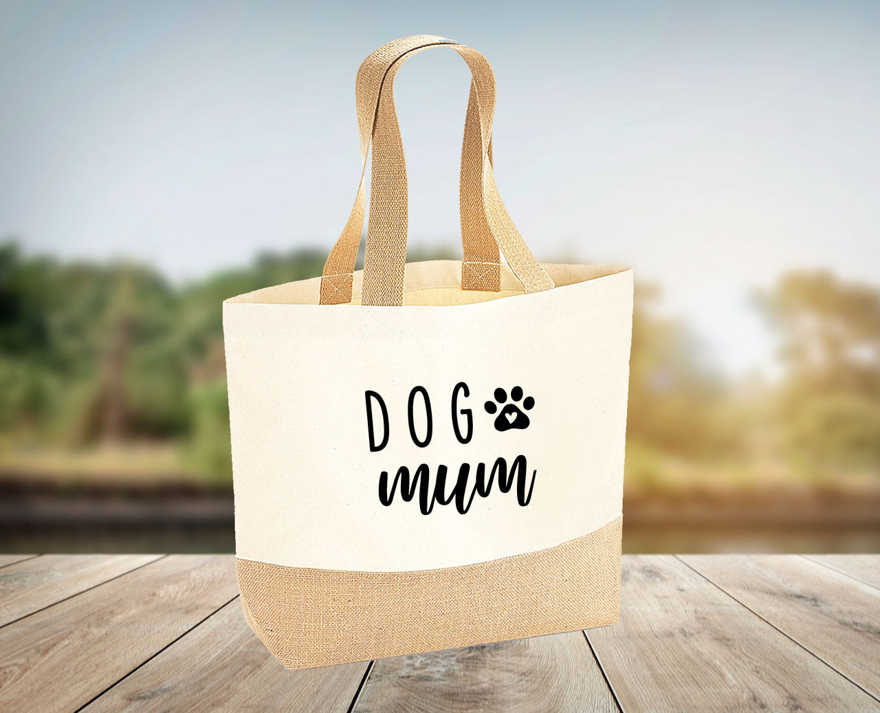 Dog Mum Jute Bag - lismoreboutique - Jute - Dog_Bag