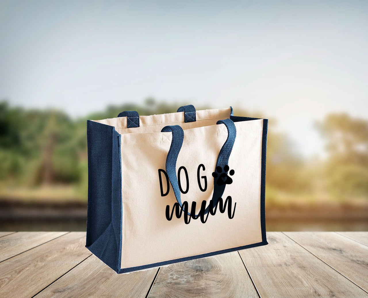 Dog Mum Jute Bag - lismoreboutique - Jute - Dog_Bag