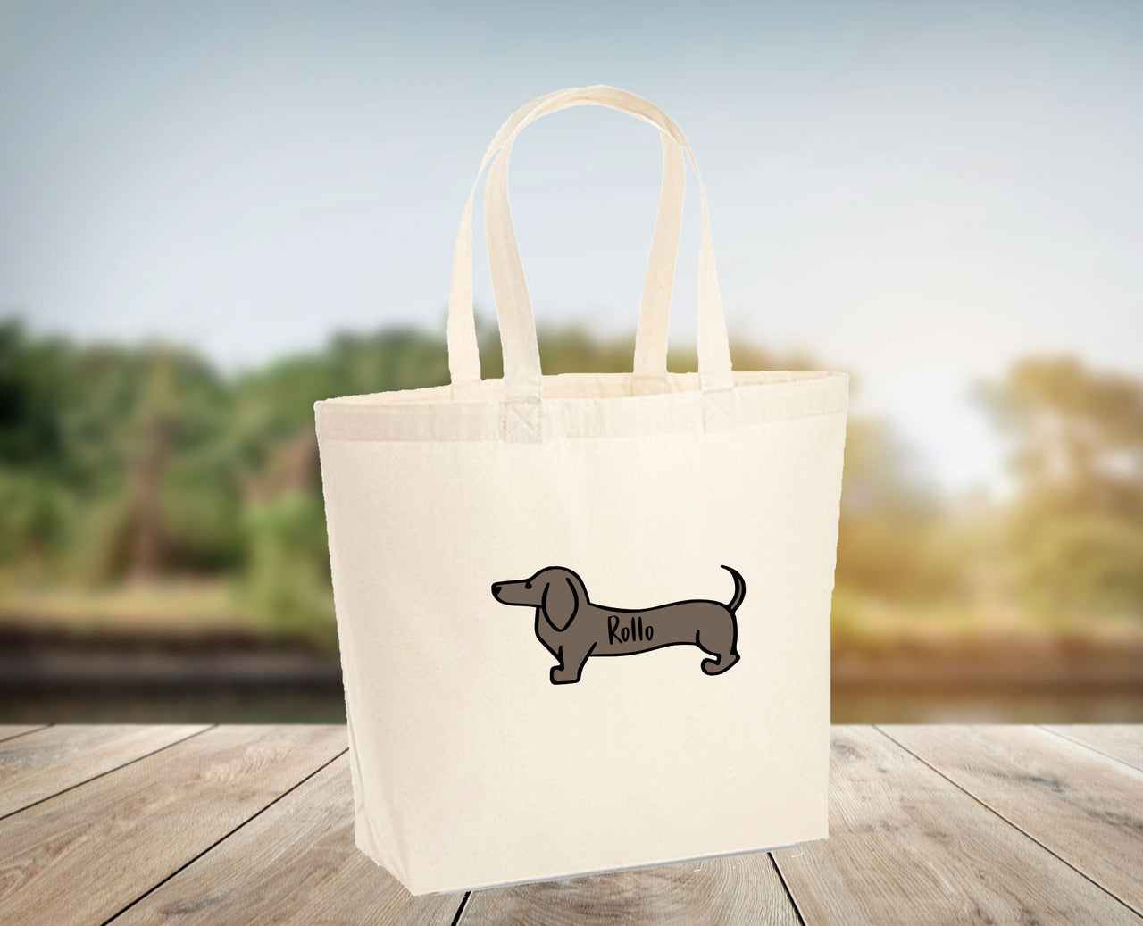 Sausage Tote Bag - lismoreboutique - Tote - Custom_Dog_Tote_Bag