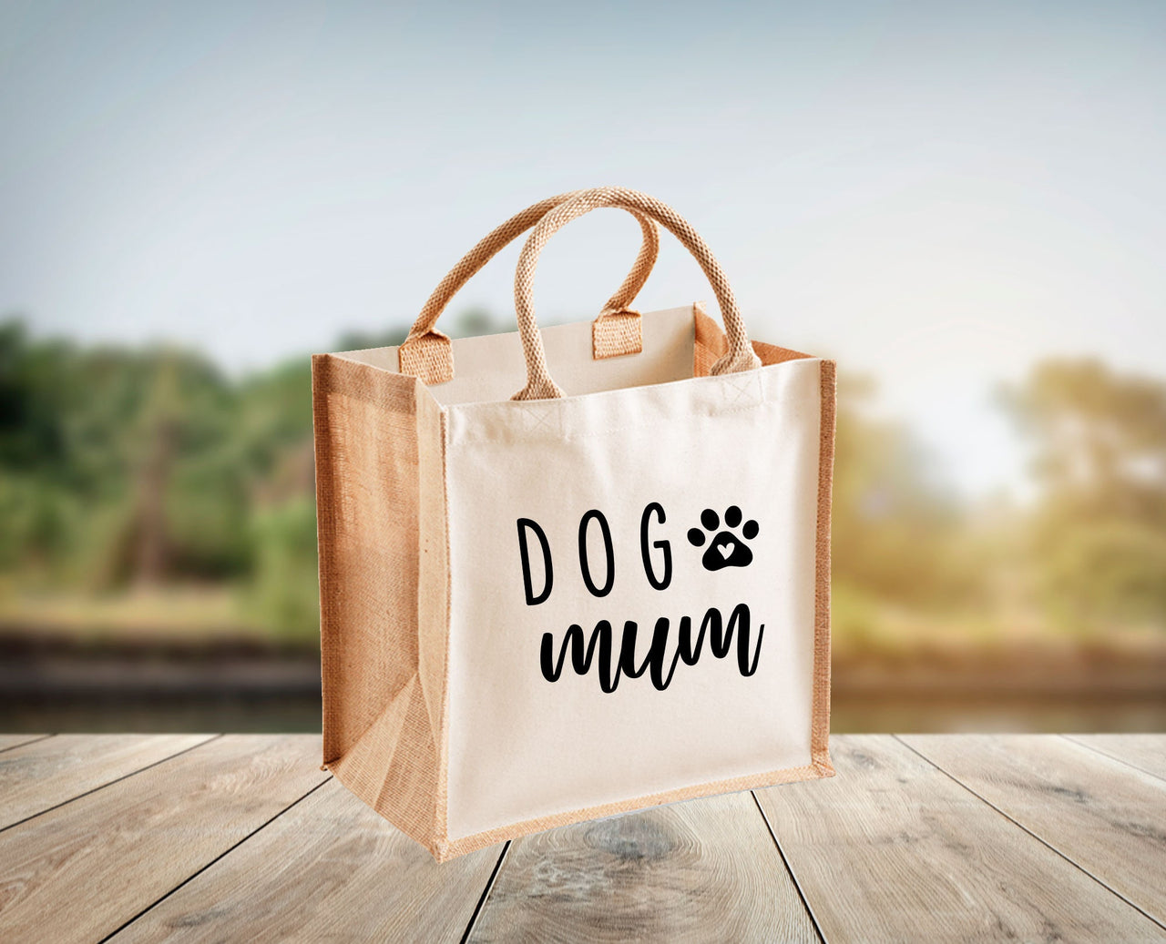 Dog Mum Jute Bag - lismoreboutique - Jute - Dog_Bag