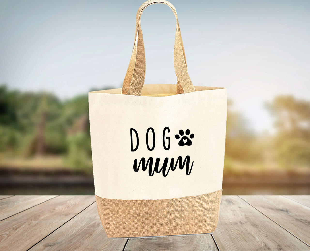 Dog Mum Jute Bag - lismoreboutique - Jute - Dog_Bag