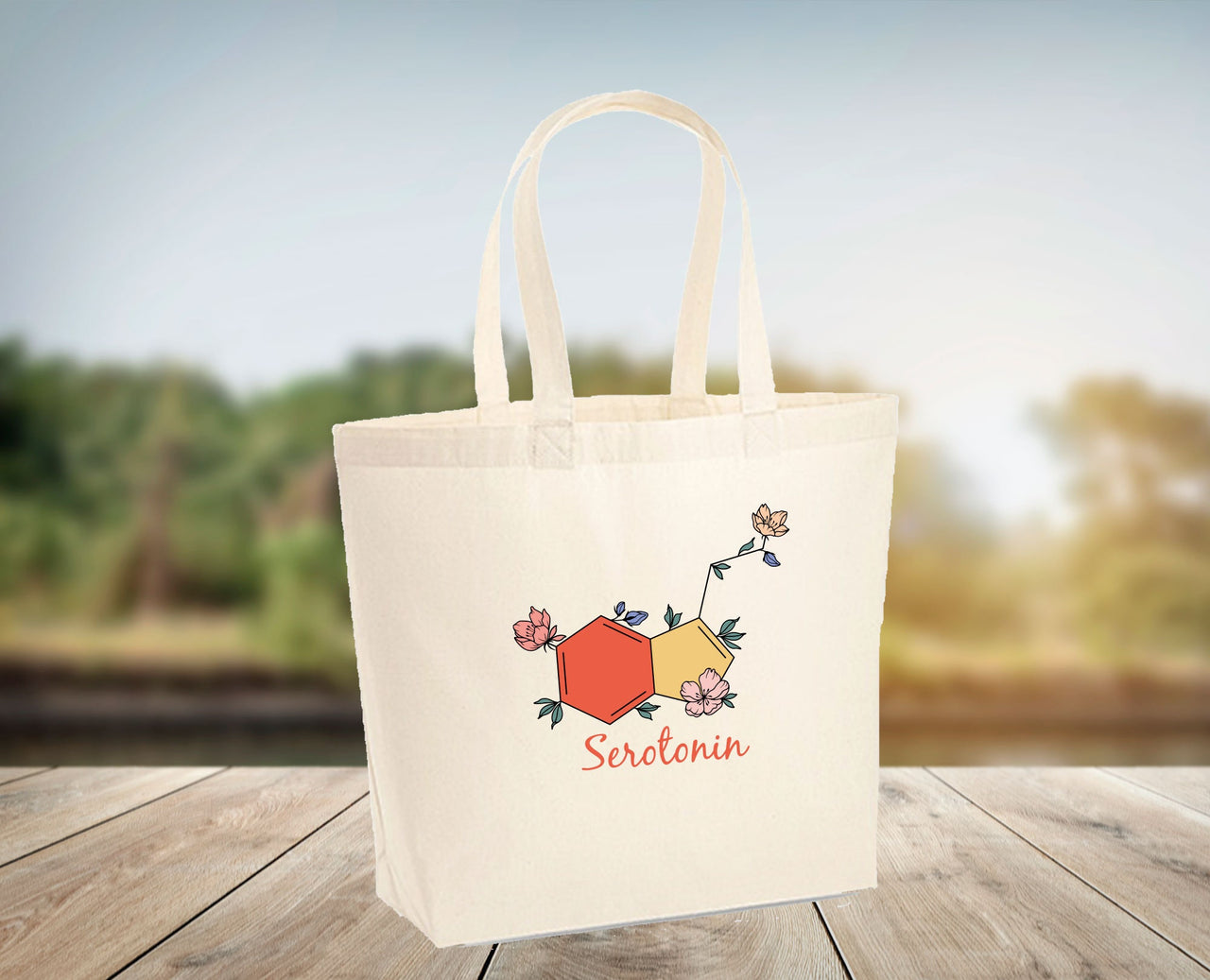 Serotonin Tote Bag - lismoreboutique - Tote - canvas_tote_bag