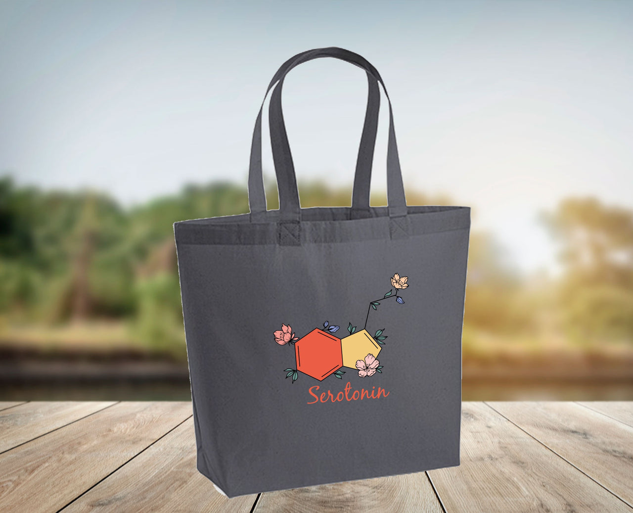 Serotonin Tote Bag - lismoreboutique - Tote - canvas_tote_bag