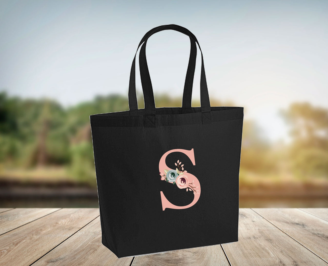 Initial Tote Bag - lismoreboutique - Tote - bridal_party_bag